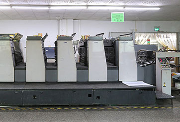 Five-color printing 